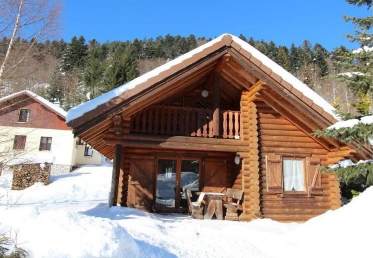 L'Ours Noir Chalet En Rondins La Bresse Exterior photo