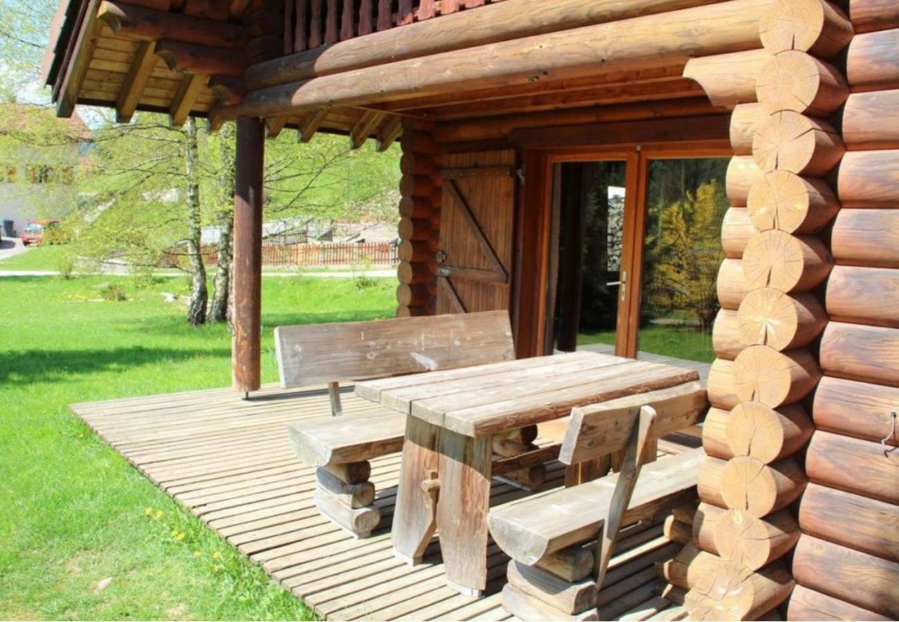 L'Ours Noir Chalet En Rondins La Bresse Exterior photo