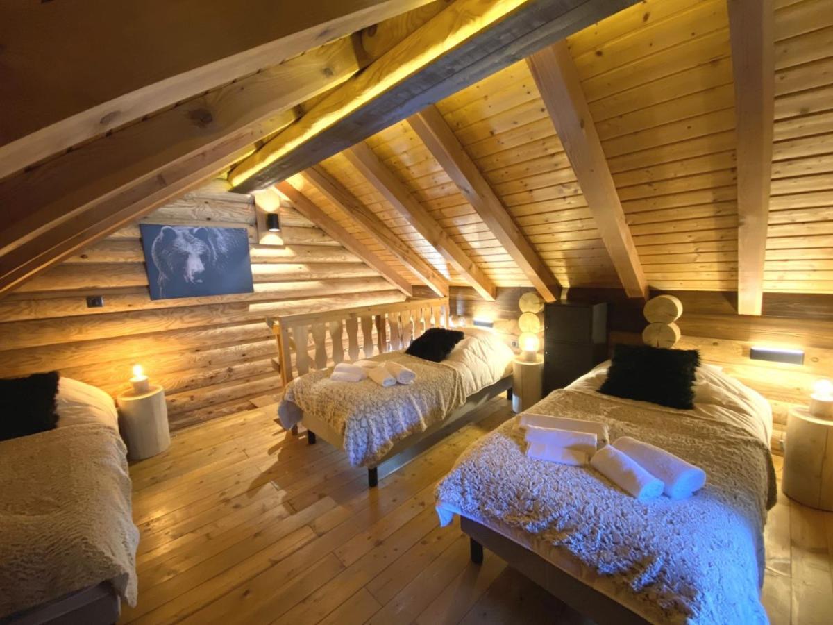 L'Ours Noir Chalet En Rondins La Bresse Exterior photo