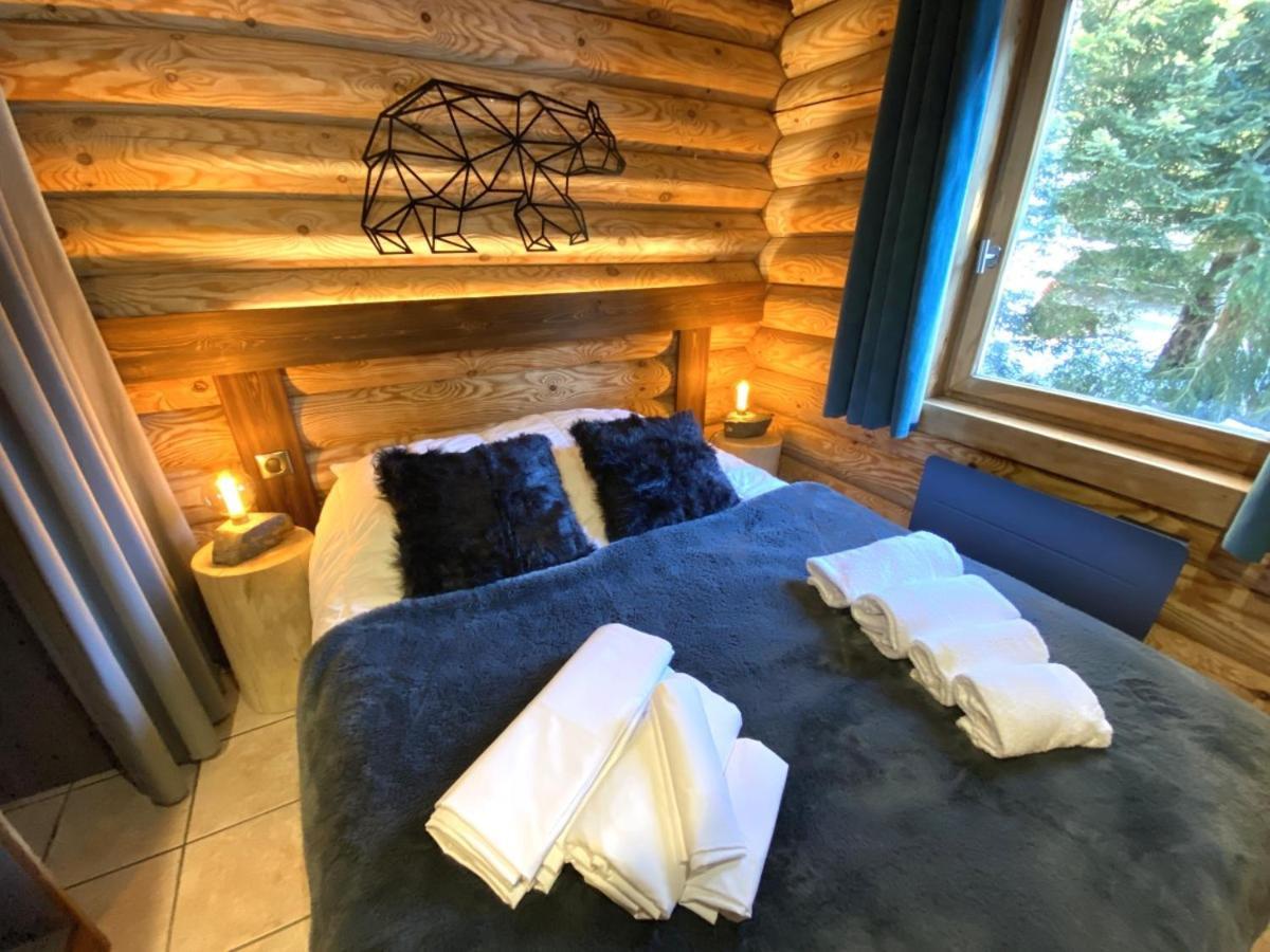 L'Ours Noir Chalet En Rondins La Bresse Exterior photo