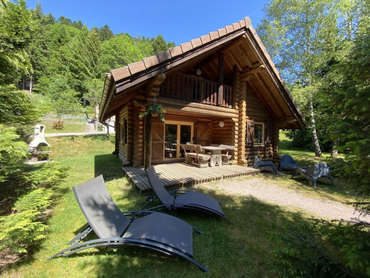 L'Ours Noir Chalet En Rondins La Bresse Exterior photo