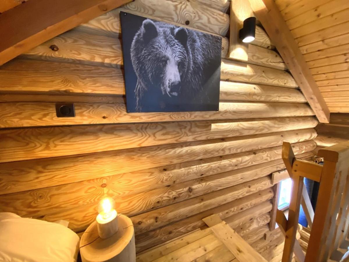 L'Ours Noir Chalet En Rondins La Bresse Exterior photo