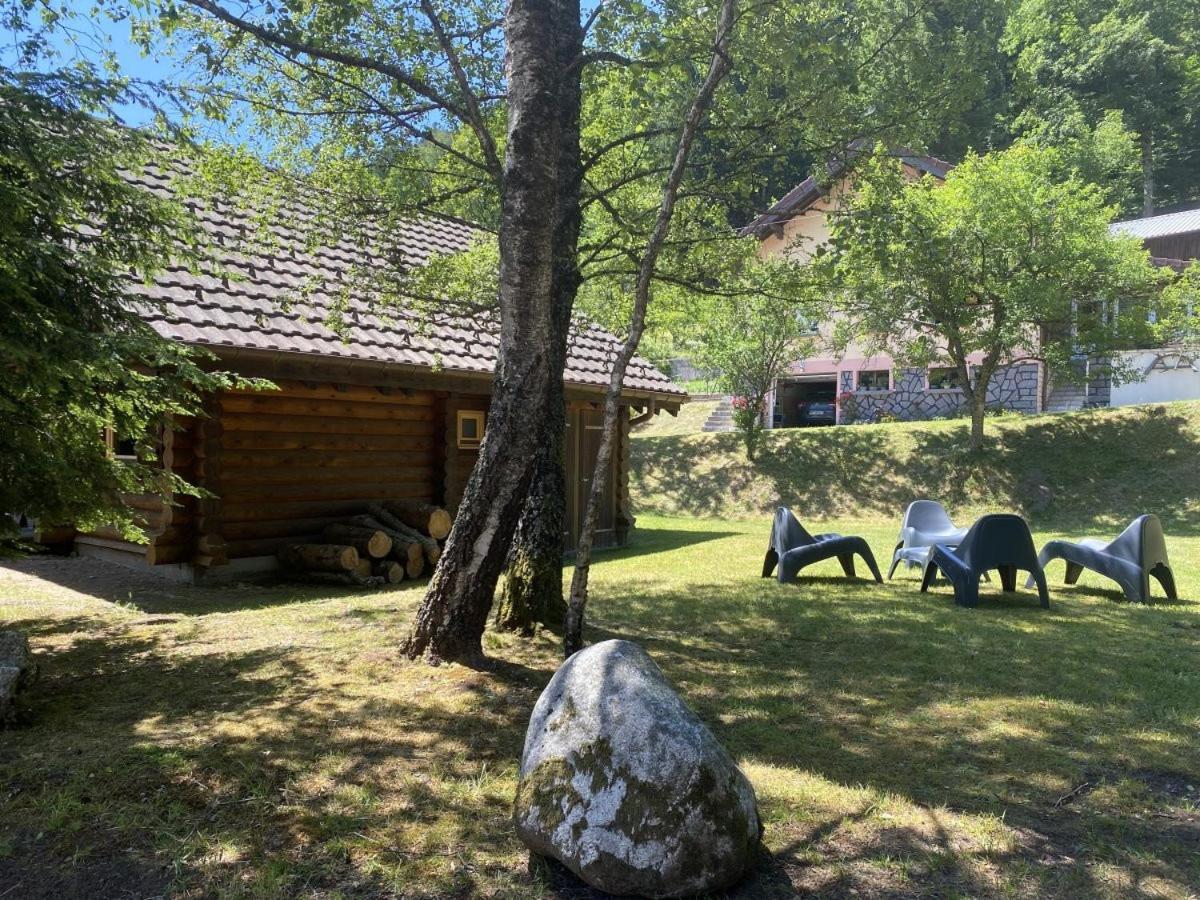 L'Ours Noir Chalet En Rondins La Bresse Exterior photo